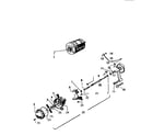 White-Westinghouse LT150JXW1 motor, pump assembly diagram