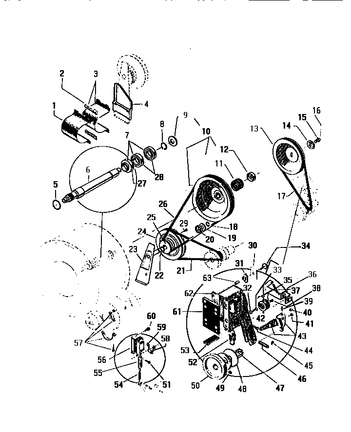 PULLEY, BELTS