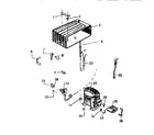 White-Westinghouse RC101GLH1 cooling system diagram