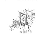 White-Westinghouse SC560JXD2 inner panel & components diagram