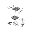 White-Westinghouse SC560JXH1 racks & wash tower diagram