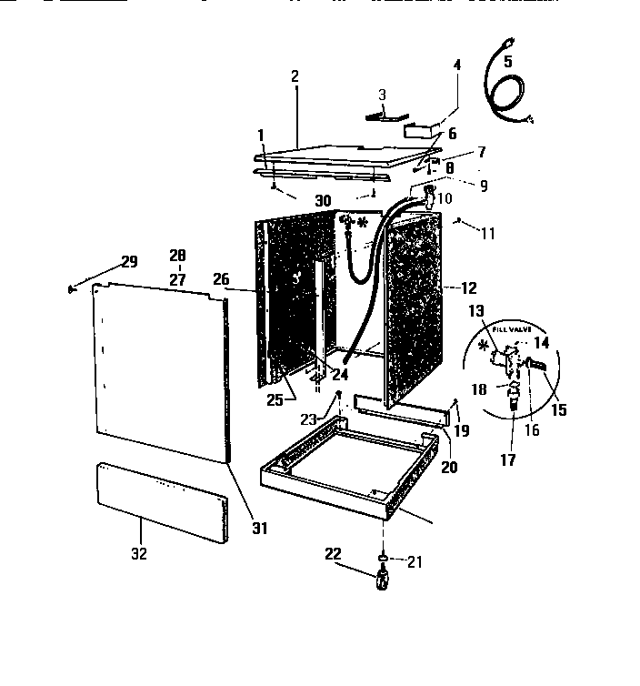 WRAPPER, TOP, VALVE, & BASE