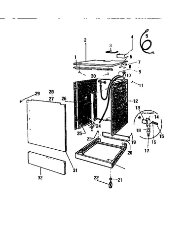 Wrapper, top, valve, & base