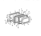 White-Westinghouse KM650HXM door diagram