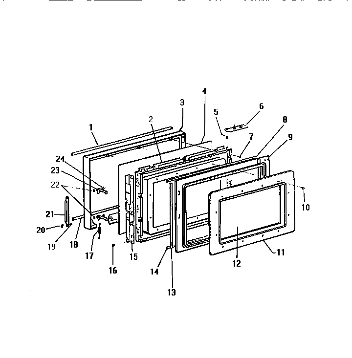 Oven door