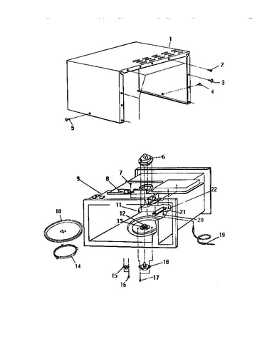 Cabinet and turntable