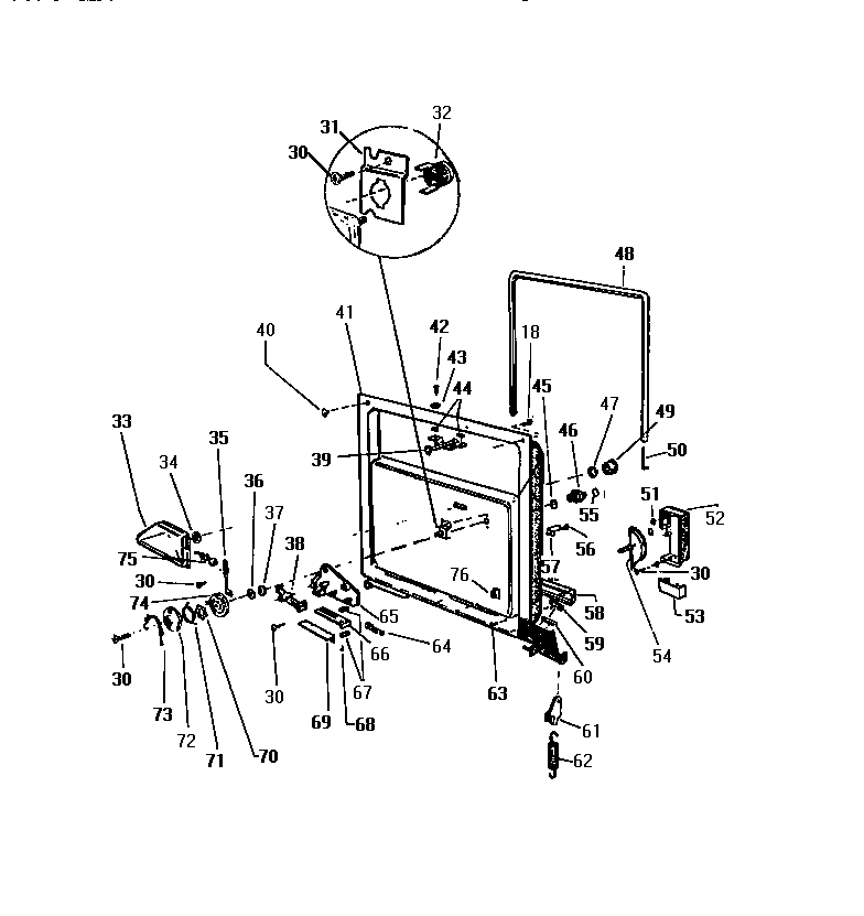 Inner panel & components