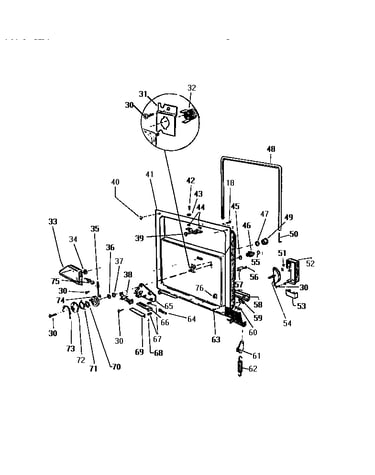 Inner panel & components