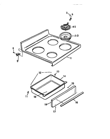 Top, drawer