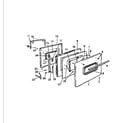 White-Westinghouse KF520GDW0 door diagram