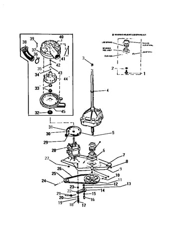 Drive motor & pump assembly