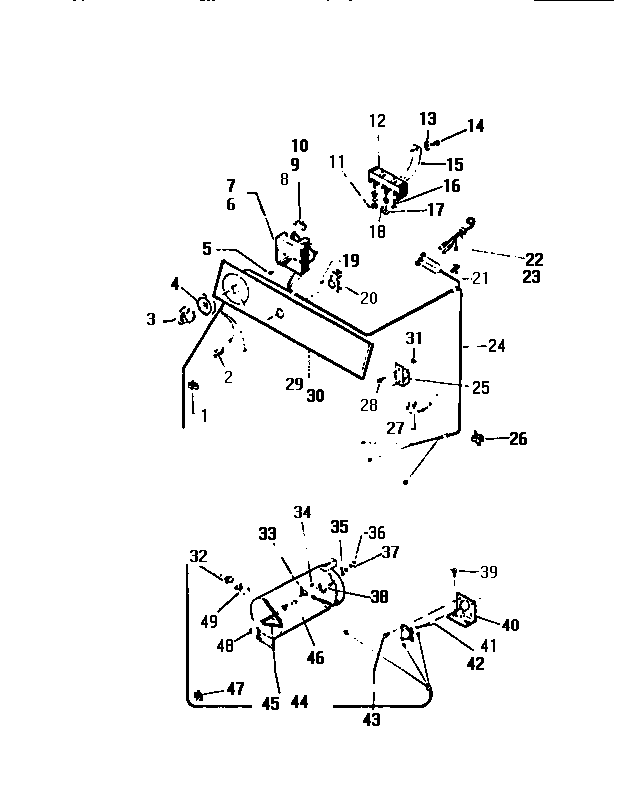 Controls & heater housing
