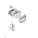 White-Westinghouse KF450GDW1 door diagram