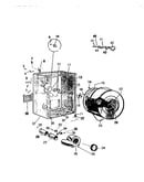 Cabinet, drum, heater housing