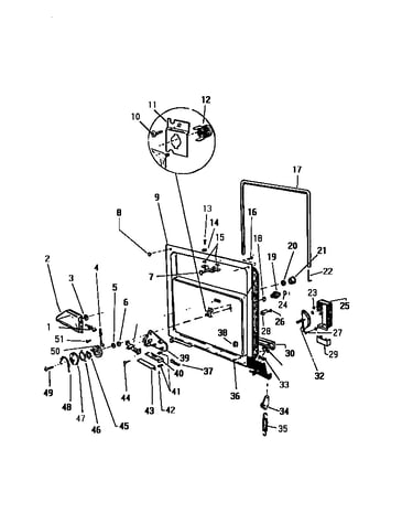 Inner panel & components