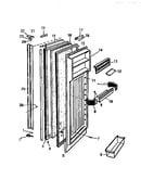 Refrigerator door