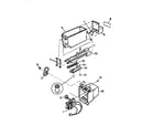 White-Westinghouse RS229GCW3 ice bucket & motor diagram
