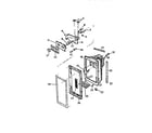 White-Westinghouse RS229GCH3 ice door housing diagram