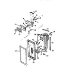 Ice door housing