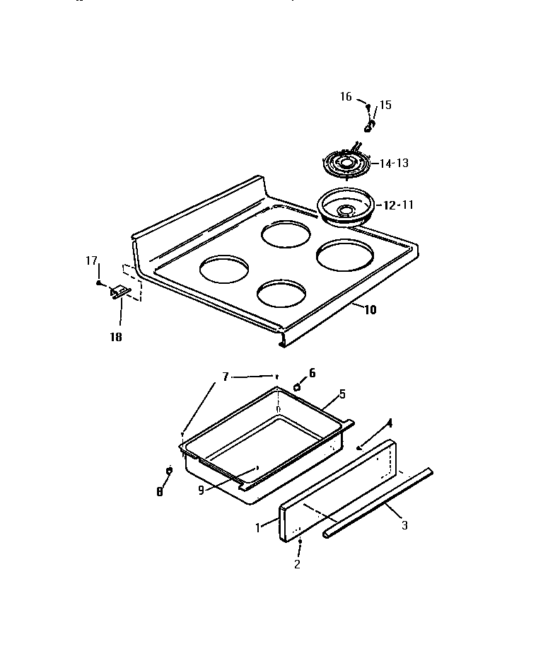 Top, drawer