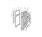 White-Westinghouse RT179HCW0 doors diagram