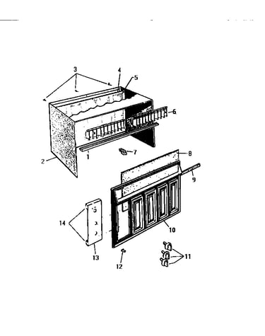 Cabinet, front, wrapper