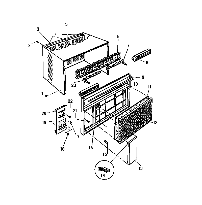 Cabinet, front, wrapper