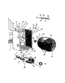 Cabinet, drum, fan housing