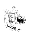 Cabinet, drum, heater housing