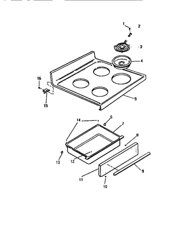 Top, drawer