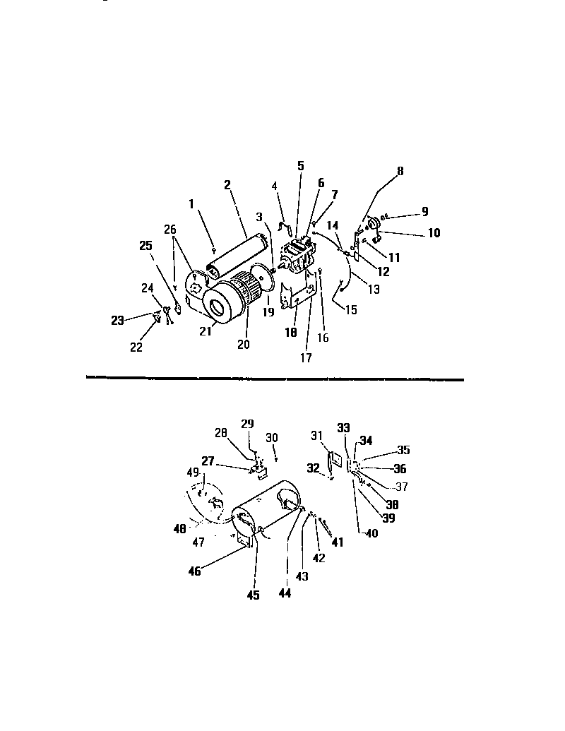 Blower & heater housing components