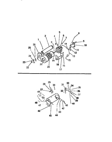 Blower & heater housing components