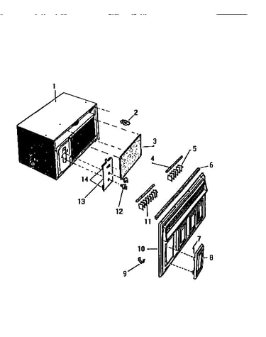 Cabinet, front, wrapper