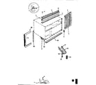 White-Westinghouse AC083J1A1 window mounting diagram