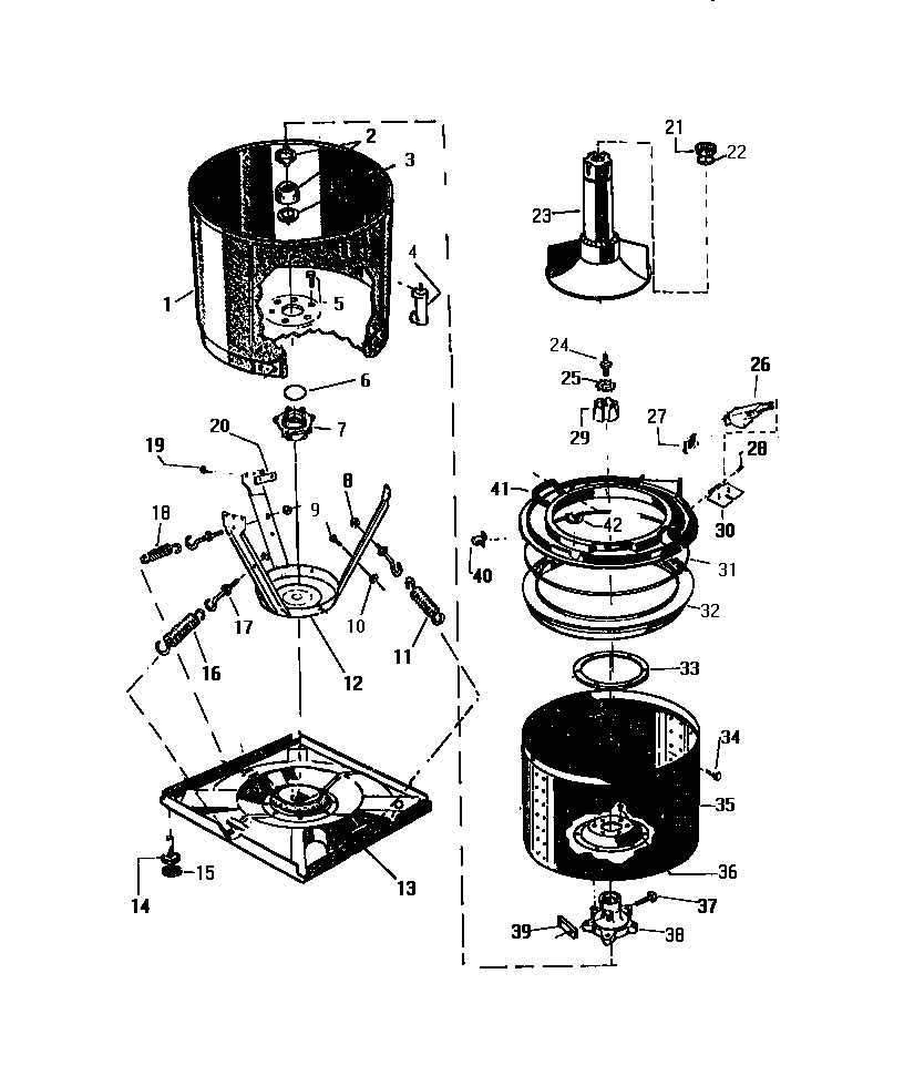 TUBS, TRANSMISSION, BASE