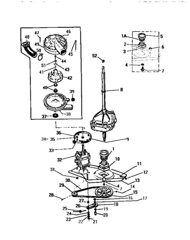 Drive motor & pump assembly