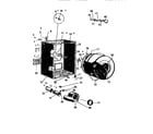White-Westinghouse DE651EDW4 cabinet, & drum diagram