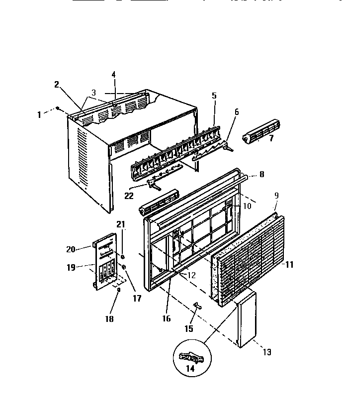 Cabinet, front, wrapper