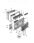 Cabinet, front, wrapper