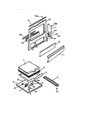 Frame, service panel, base