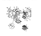 White-Westinghouse GF790HXW0 oven & body diagram