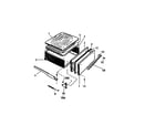 White-Westinghouse GF716HXD0 broiler drawer diagram
