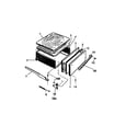 White-Westinghouse GF716HXH2 broiler drawer diagram