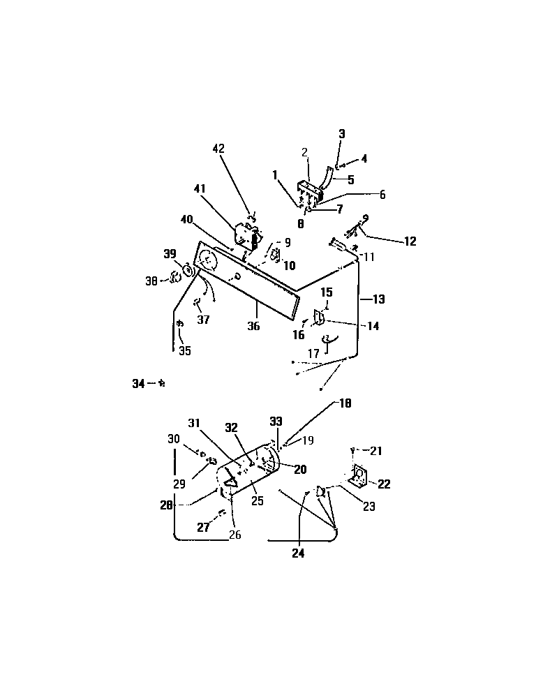 CONSOLE, CONTROLS, HEAT ASSY.