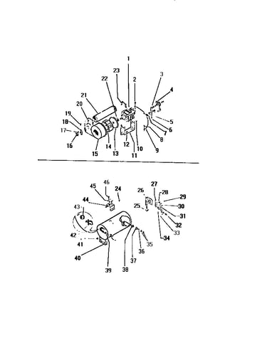 Blower & heater housing components