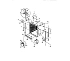 Kelvinator DWU2005T3W outer tub components diagram