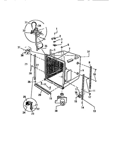 Outer tub components
