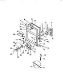 Door-dispenser & inner panels