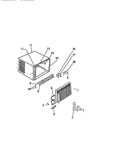 Cabinet, front, wrapper