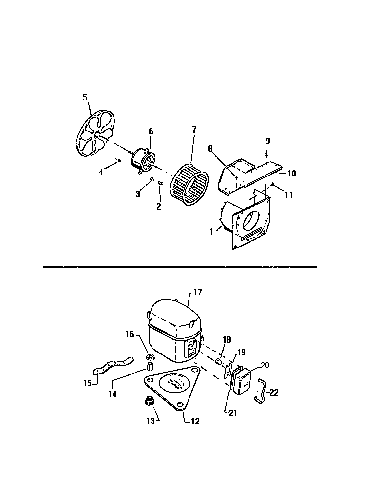 Air handling parts, compressor